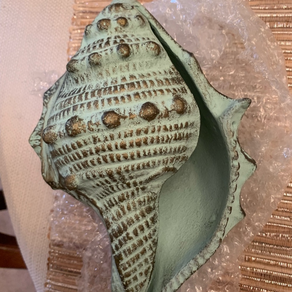 Preloved vintage conch shell ceramic fade - Picture 11 of 11